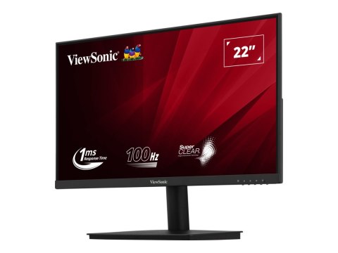 ViewSonic VA220-H - Monitor LED - 22" - 1920 x 1080 Full HD (1080p) @ 100 Hz - VA - 250 cd/m² - 4000:1 - 1 ms - HDMI, VGA