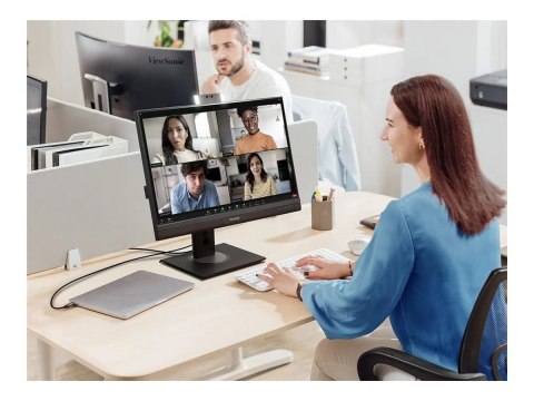 ViewSonic VG2757V-2K - Monitor LED - 27" - 2560 x 1440 QHD @ 100 Hz - IPS - 350 cd/m² - 1300:1 - 5 ms - HDMI, DisplayPort, USB-C