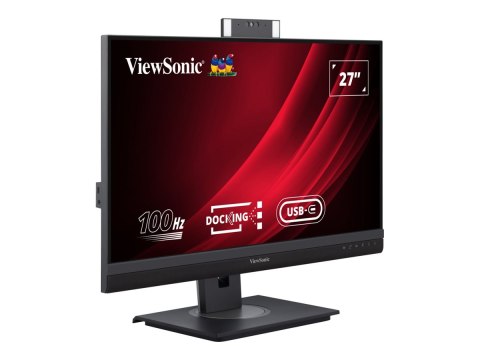 ViewSonic VG2757V-2K - Monitor LED - 27" - 2560 x 1440 QHD @ 100 Hz - IPS - 350 cd/m² - 1300:1 - 5 ms - HDMI, DisplayPort, USB-C