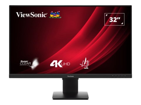 ViewSonic VG3208-4K - Monitor LED - 32" (31.5" widoczny) - 3840 x 2160 4K @ 60 Hz - VA - 300 cd/m² - 3000:1 - HDR10 - 4 ms - 2xH