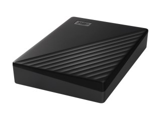 WD My Passport WDBR9S0060BBK - Dysk twardy - zaszyfrowany - 6 TB - zewnętrzny (przenośne) - USB 3.2 Gen 1 - 256 bitów AES - czar
