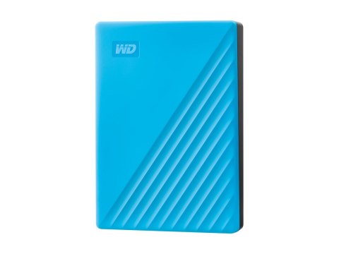 WD My Passport WDBR9S0060BBL - Dysk twardy - zaszyfrowany - 6 TB - zewnętrzny (przenośne) - USB 3.2 Gen 1 - 256 bitów AES - nieb