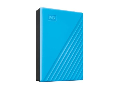WD My Passport WDBR9S0060BBL - Dysk twardy - zaszyfrowany - 6 TB - zewnętrzny (przenośne) - USB 3.2 Gen 1 - 256 bitów AES - nieb