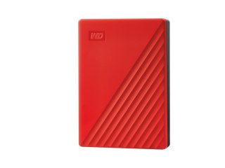 WD My Passport WDBR9S0060BRD - Dysk twardy - zaszyfrowany - 6 TB - zewnętrzny (przenośne) - USB 3.2 Gen 1 - 256 bitów AES - czer
