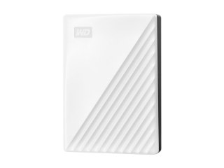WD My Passport WDBR9S0060BWT - Dysk twardy - zaszyfrowany - 6 TB - zewnętrzny (przenośne) - USB 3.2 Gen 1 - 256 bitów AES - biał