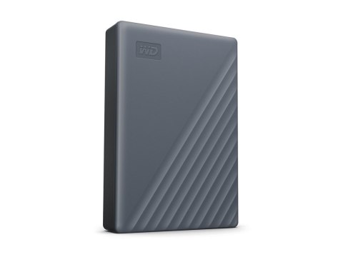 WD My Passport WDBY3J0060BGY - Dysk twardy - zaszyfrowany - 6 TB - zewnętrzny (przenośne) - USB 3.2 Gen 1 - 256 bitów AES - szar