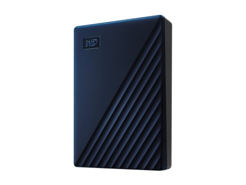 WD My Passport for Mac WDBK6C0060BBL - Dysk twardy - zaszyfrowany - 6 TB - zewnętrzny (przenośne) - USB 3.2 Gen 1 - 256 bitów AE