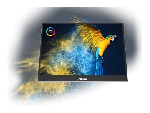 ASUS ZenScreen OLED MQ16AHE - Monitor OLED - 16" - przenośny - 1920 x 1080 Full HD (1080p) @ 60 Hz - 400 cd/m² - 1000000:1 - HDR