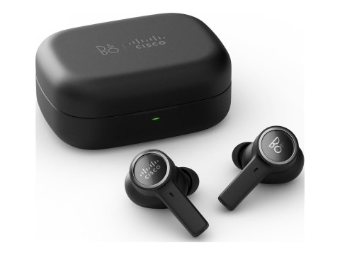 Bang & Olufsen Cisco 950 - Słuchawki w pełni bezprzewodowe z mikrofonem - douszne - Bluetooth - redukcja hałasu - czerń antarkcy