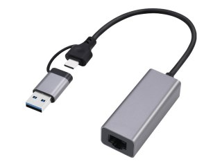 Cablexpert - Adapter sieciowy - USB 3.1 Gen 1 - 10/100/1000/2500Base-T x 1 - kosmiczna szarość