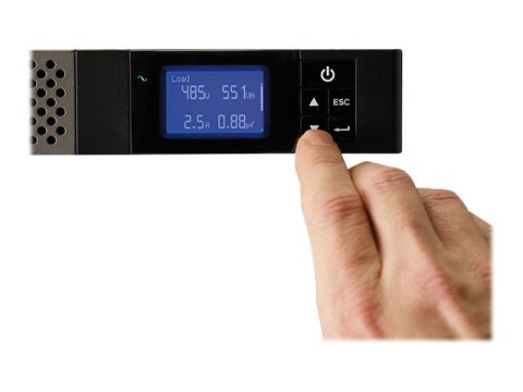 Eaton 5P 1550iR - Gen 2 - UPS (montowany w stojaku) - AC 200/208/220/230/240 V - 1350 wat - 1550 VA - 1 faza - 9 Ah - RS-232, US