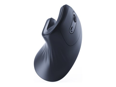 Gembird - Mysz pionowa - ergonomiczna - praworęczna - optyczna - 6 przyciski - bezprzewodowa - 2.4 GHz - odbiornik bezprzewodowy