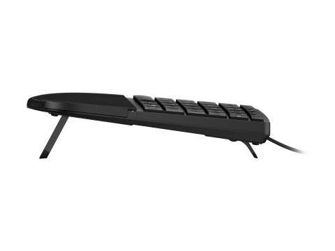 HP 485 Comfort - Klawiatura - wielourządzeniowy, 23 programowalne klawisze, układ 3-strefowy - full size - USB - QWERTY - Między