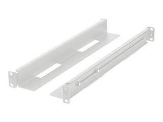 Lanberg - Zestaw montażowy zgody z szyną obudowy - RAL 7035, szary - 1U - 19"