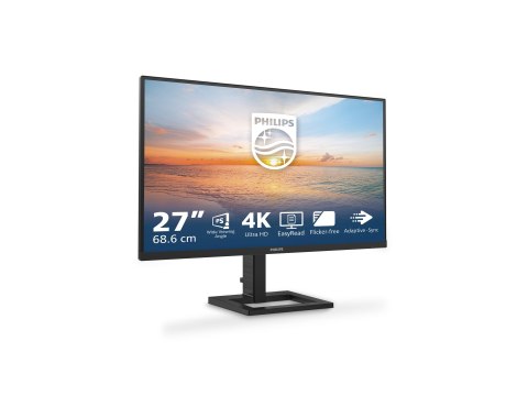 Philips 27E1N1900AE - 1000 Series - monitor LED - 27" - 3840 x 2160 4K UHD (2160p) @ 60 Hz - IPS - 350 cd/m² - 1000:1 - HDR10 - 