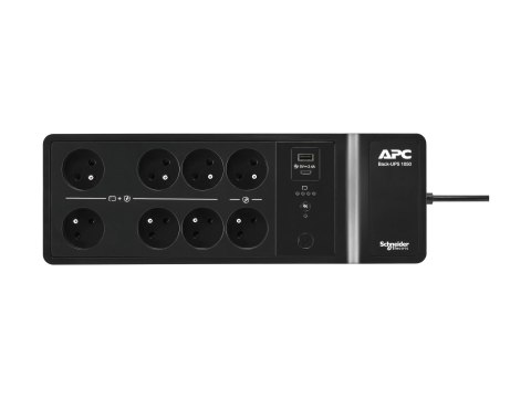 APC Back-UPS BE Series BE1050G2 - UPS (do montażu na ścianie / na powierzchni) - USB-C + USB-A - AC 230 V - 600 wat - 1050 VA - 