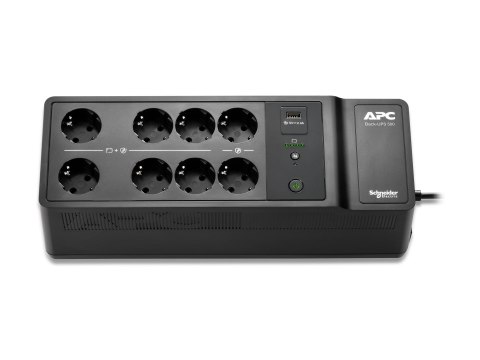 APC Back-UPS - UPS (do montażu na ścianie / na powierzchni) - AC 230 V - 300 wat - 500 VA - złącza wyjściowe: 8