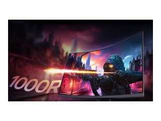 LG UltraGear 32GS60QC-B - Monitor LED - gaming - zaokrąglony - 32" - 2560 x 1440 QHD @ 180 Hz - VA - 300 cd/m² - 3000:1 - HDR10 