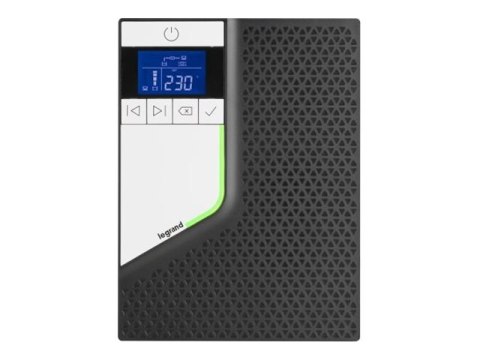 Legrand Keor SPE Tower 3000 - UPS - 3 kVA - AC 230 V - 2400 wat - 3000 VA - 1 faza - 9 Ah - 7 Ah - RS-232, USB - złącza wyjściow