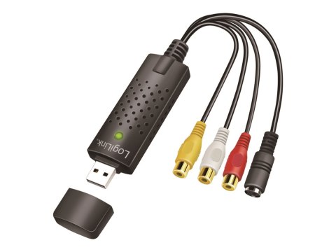 LogiLink - Adapter przechwytywania wideo - USB 2.0 - NTSC, PAL - czarny