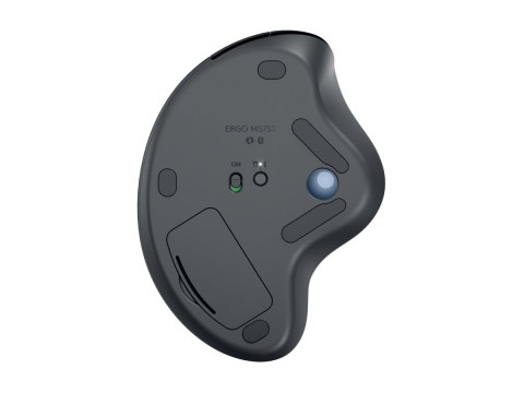 Logitech Ergo Series ERGO M575S - Manipulator kulkowy - ergonomiczna - optyczna - 5 przyciski - bezprzewodowa - Bluetooth, 2.4 G