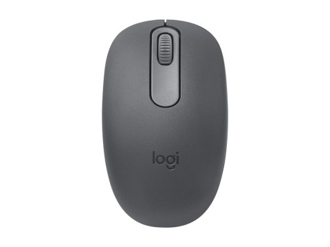 Logitech M196 - Mysz - prawo i leworęczna - optyczna - 3 przyciski - bezprzewodowa - Bluetooth - grafitowy