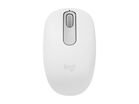 Logitech M196 - Mysz - prawo i leworęczna - optyczna - 3 przyciski - bezprzewodowa - Bluetooth - nietypowa biel