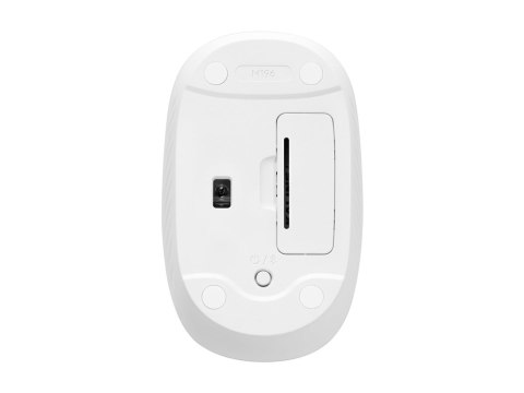 Logitech M196 - Mysz - prawo i leworęczna - optyczna - 3 przyciski - bezprzewodowa - Bluetooth - nietypowa biel