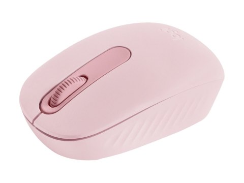 Logitech M196 - Mysz - prawo i leworęczna - optyczna - 3 przyciski - bezprzewodowa - Bluetooth - różowy