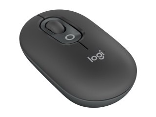 Logitech POP - Mysz - emoji personalizowane - optyczna - 4 przyciski - bezprzewodowa - Bluetooth 5.1 LE - grafitowy