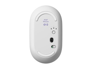 Logitech POP - Mysz - emoji personalizowane - optyczna - 4 przyciski - bezprzewodowa - Bluetooth 5.1 LE - wrzosowy