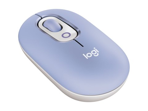 Logitech POP - Mysz - emoji personalizowane - optyczna - 4 przyciski - bezprzewodowa - Bluetooth 5.1 LE - wrzosowy