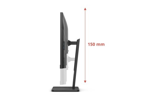 AOC Essential-line U27E3UF - Monitor LED - 27" - 3840 x 2160 4K UHD (2160p) @ 60 Hz - IPS - 350 cd/m² - 1000:1 - 4 ms - 2xHDMI, 