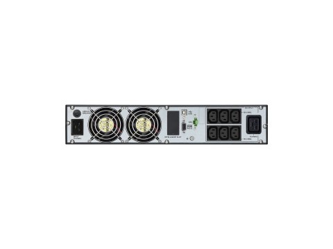APC Easy UPS On-Line - UPS (montowany w stojaku) - 6x gniazda IEC C13 + 1x gniazdo IEC C19, inteligentny slot na kartę, LCD, z z