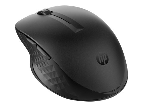 HP 435 - Mysz - ergonomiczna - wiele urządzeń - 5 przyciski - bezprzewodowa - 2.4 GHz, Bluetooth 5.2 - adapter USB Bluetooth