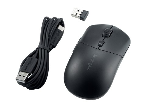 Kensington MY430 EQ - Mysz - wiele urządzeń, z akumulatorem - optyczna - 6 przyciski - bezprzewodowa - 2.4 GHz, Bluetooth - odbi