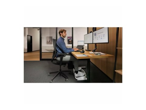 Kensington Pro Fit Ergo KB675 EQ - Klawiatura - ładowanie - TKL - bezprzewodowa - 2.4 GHz, Bluetooth - czarny