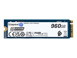 Kingston Data Center DC2000B - SSD - Enterprise - 960 GB - wewnętrzny - M.2 2280 - PCIe 4.0 x4 (NVMe)