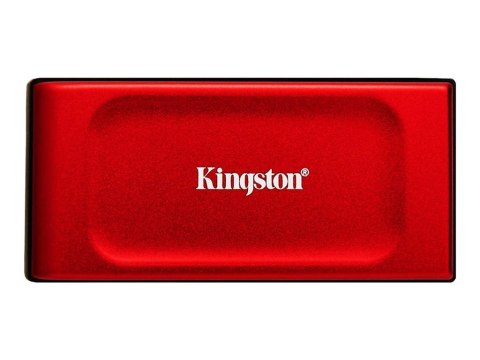Kingston XS1000 - SSD - 1 TB - zewnętrzny (przenośne) - USB 3.2 Gen 2 (USB-C złącze) - czerwony
