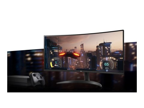 LG UltraWide 34WR50QK-B - Monitor LED - zaokrąglony - 34" - 3440 x 1440 WQHD @ 100 Hz - VA - 300 cd/m² - 3000:1 - HDR10 - 5 ms -