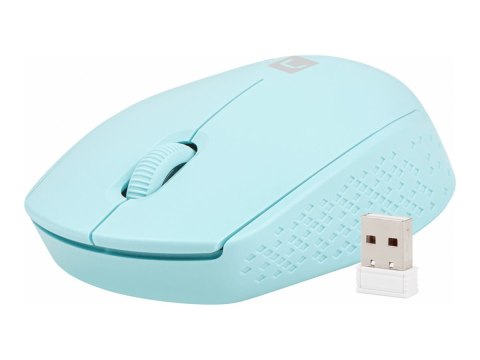 Natec STORK - Mysz - ergonomiczna - optyczna - 3 przyciski - bezprzewodowa - 2.4 GHz - odbiornik bezprzewodowy USB - niebieski