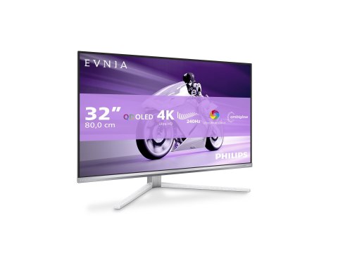 Philips Evnia 8000 32M2N8900 - Monitor OLED - gaming - 32" (31.5" widoczny) - 3840 x 2160 4K @ 240 Hz - 1000 cd/m² - 1500000:1 -