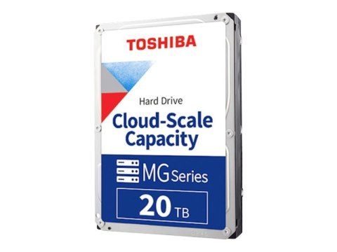 Toshiba MG10 Series MG10ACA20TE - Dysk twardy - Enterprise - 20 TB - wewnętrzny - 3,5" - SATA 6Gb/s - 7200 obr/min - bufor: 512 