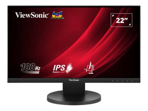 ViewSonic VG2208A-HD - Monitor LED - 22" (21.5" widoczny) - 1920 x 1080 Full HD (1080p) @ 100 Hz - IPS - 250 cd/m² - 1000:1 - 5 