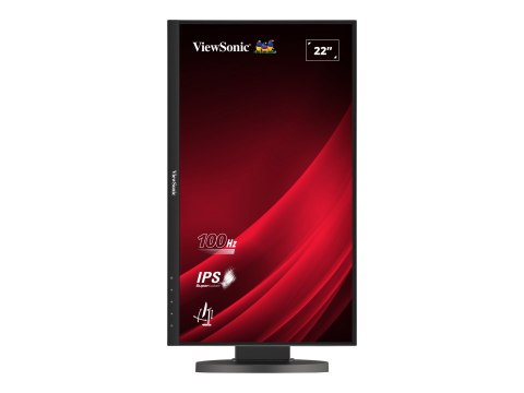 ViewSonic VG2208A - Monitor LED - 22" (21.5" widoczny) - 1920 x 1080 Full HD (1080p) @ 100 Hz - IPS - 250 cd/m² - 1000:1 - 5 ms 