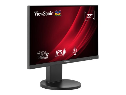 ViewSonic VG2208A - Monitor LED - 22" (21.5" widoczny) - 1920 x 1080 Full HD (1080p) @ 100 Hz - IPS - 250 cd/m² - 1000:1 - 5 ms 
