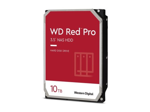 WD Red Pro WD103KFBX - Dysk twardy - Enterprise - 10 TB - wewnętrzny - 3,5" - SATA 6Gb/s - 7200 obr/min - bufor: 512 MB