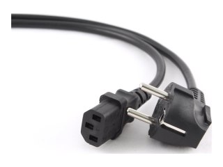 Cablexpert - Kabel zasilający - power CEE 7/7 do power IEC 60320 C13 - 6 A - 1 m - odlewany
