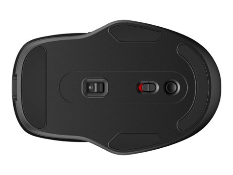 HP 515 - Mysz - pełny rozmiar, ultraszybkie ładowanie - 5 przyciski - bezprzewodowa - 2.4 GHz - odbiornik bezprzewodowy USB - cz