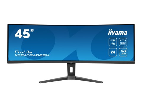Iiyama ProLite XCB4594DQSN-B1 - Monitor LED - zaokrąglony - 44.5" - 5120 x 1440 Dual Quad HD @ 165 Hz - VA - 450 cd/m² - 3000:1 